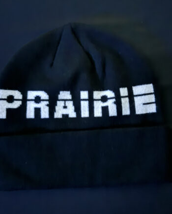 Black and White Prairie Beanie