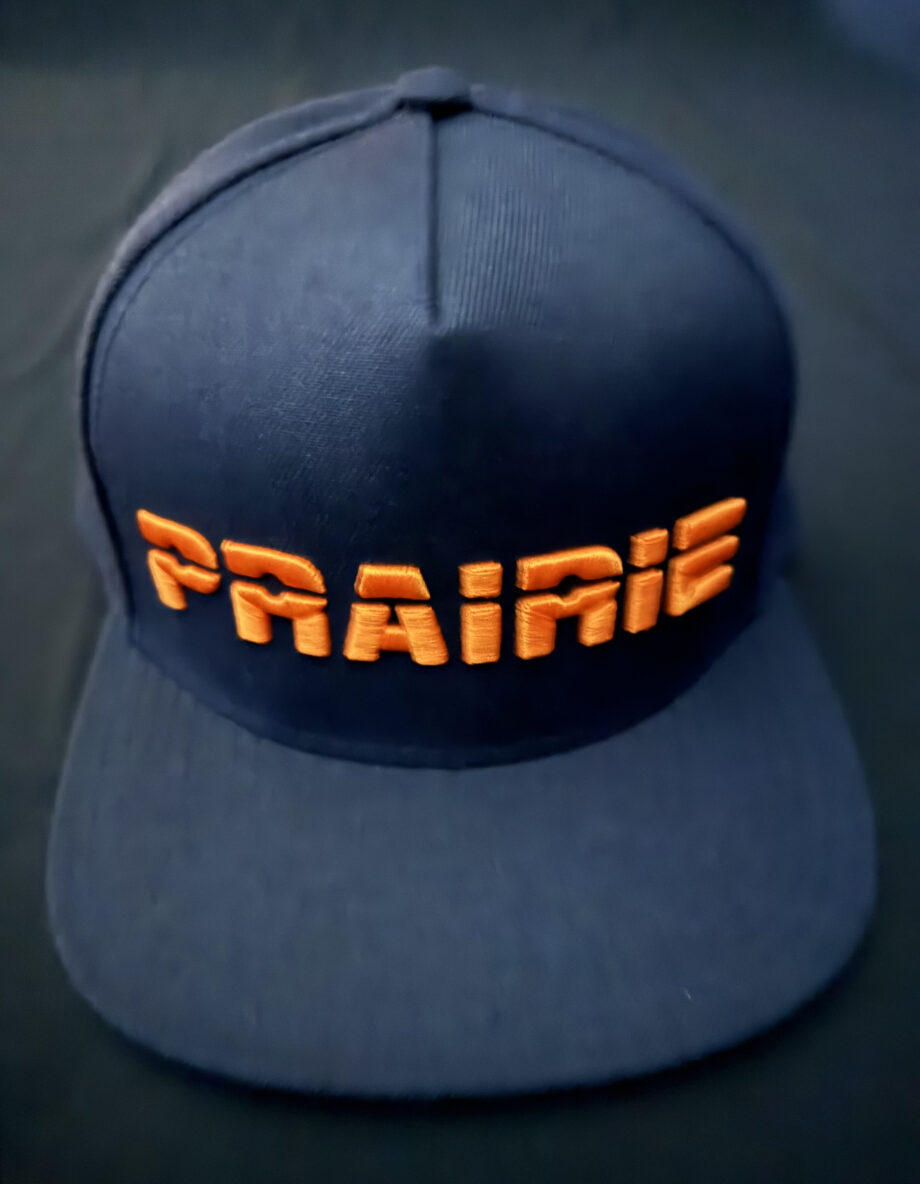 Navy and Orange Prairie Hat
